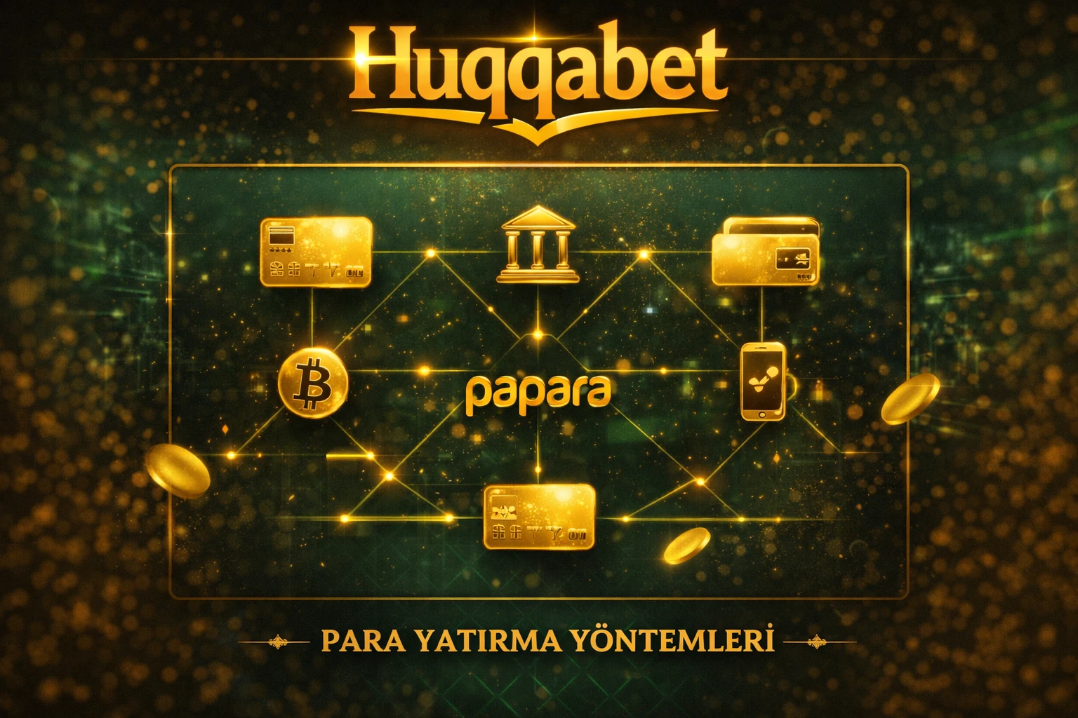 Huqqabet hesabında ana bakiye ile bonus bakiyesi ayrımını gösteren para yatırma akışı